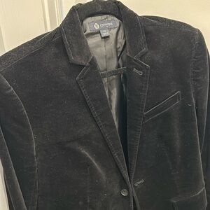 Crewcuts: Black Velvet Blazer. Youth Size 14